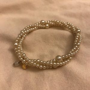J. Crew crew cuts pearl bracelet